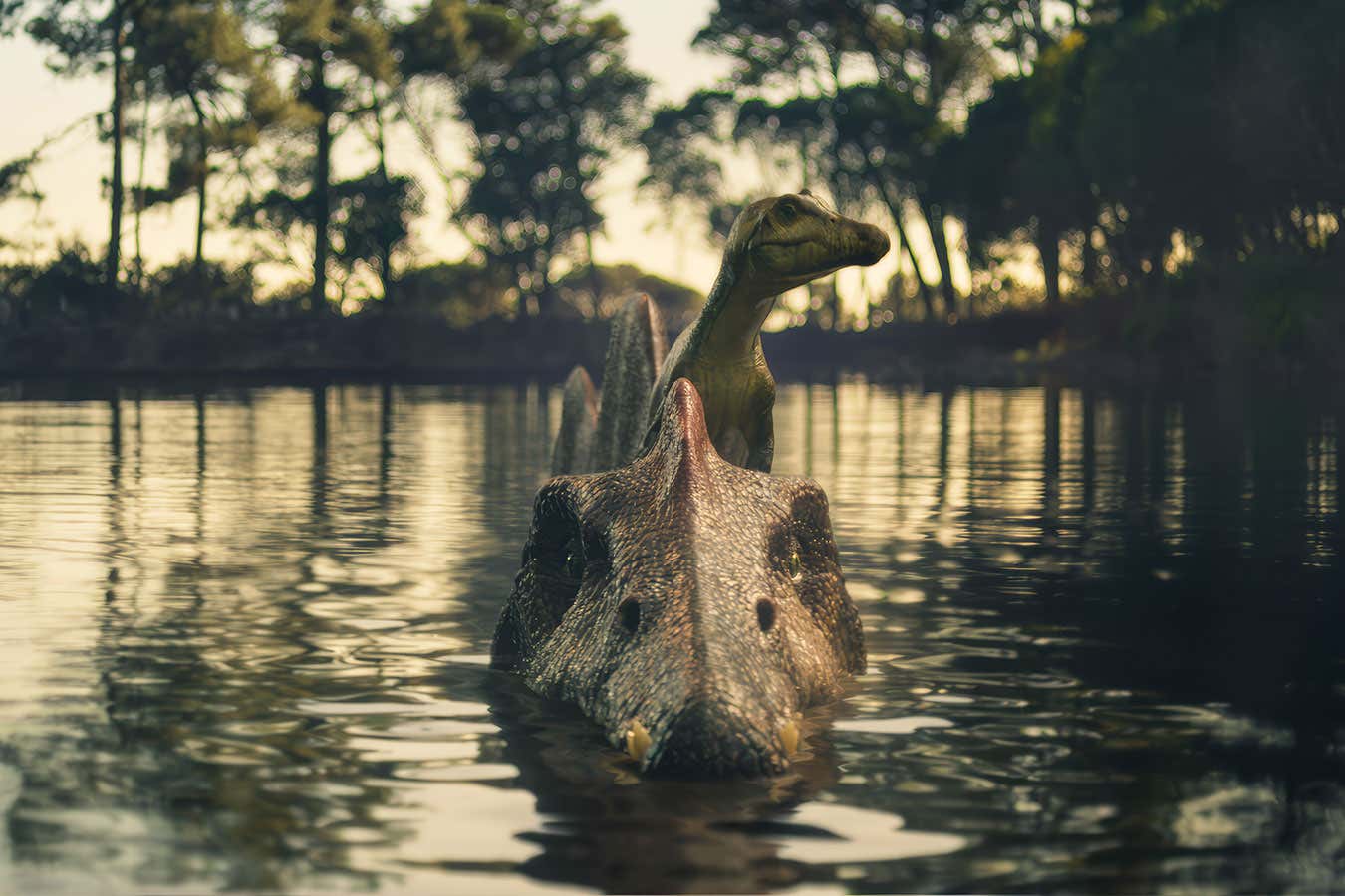 Spinosaurus reconstruction from BBC series, Walking with Dinosaurs